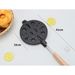 Universal Household Gas 12-Hole Flower-Shaped Clip Cake Walnut Cookie Making Mold Oval Baking Pan_voghion.com