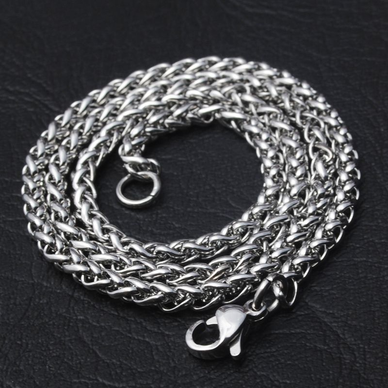 Collana da uomo cubana con osso di drago in acciaio inossidabile, con catena a frusta Hip Hop, spessa, in argento sterling dominante_voghion.com