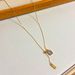 Minimalist Titanium Steel Necklace For Women - Dainty Layering Chain With Movable Pendant_voghion.com