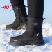 Bessere Qualität Outdoor Herrenschuhe rutschfeste wasserdichte Schneeverdickung Plüsch warme Winterstiefel Plateau Booties Zapatos De Hombre_voghion.com