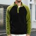 Men's Casual Stand Collar Sweatshirt Jacket – 4-Button Pullover, Lightweight & Breathable (S-XXL, Multiple Color Options)_voghion.com