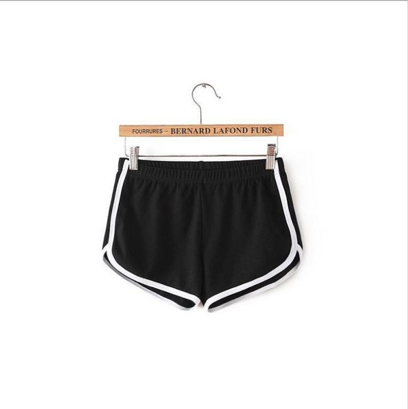 Breathable Sports For Women Summer Home Casual Solid Fashion Yoga Beach Candy Color Hot Shorts_voghion.com