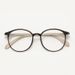 7121 Lunettes de vue ovales ultra-légères TR90 pour femmes, style coréen, tendance, personnalisables avec ordonnance, thé froid_voghion.com