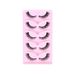 Wimperset Nieuw product 5 paar nepwimpers in vossenstijl Natuurlijke dikke oogstaartverlenging Kattenoogwimpers_voghion.com