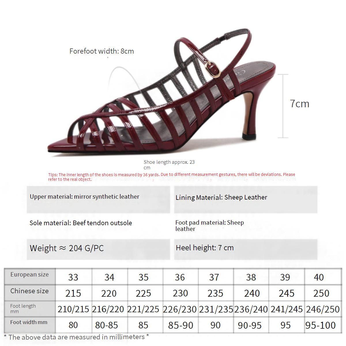 Cameido Scarpe da sposa eleganti con tacco alto, a punta e punta affilata, da donna, in fibra, con specchio CD57651_voghion.com