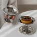 Vintage Stainless Steel High Footed Dessert Cup, Ice Cream Pudding, Custard Bowl, Ins Style Ice Cream Cup_voghion.com