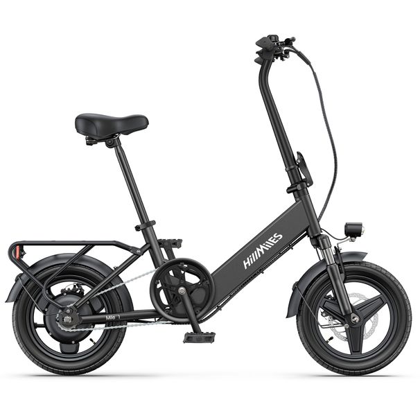 HillMiles Mile 1 Urban Commuter Electric Bike 250W Motor 36V 10.4AH Battery Electric Bicycle 14"City Tire Folding E-Bike_voghion.com