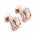 High quality square gear men's movement buttons French shirt cufflink cufflinks_voghion.com