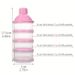 Dr.isla Baby Milk Powder Box Large Capacity Colorful Multi Layer Food Supplement Box Independent 5 Grid Layered Milk Powder Box_voghion.com