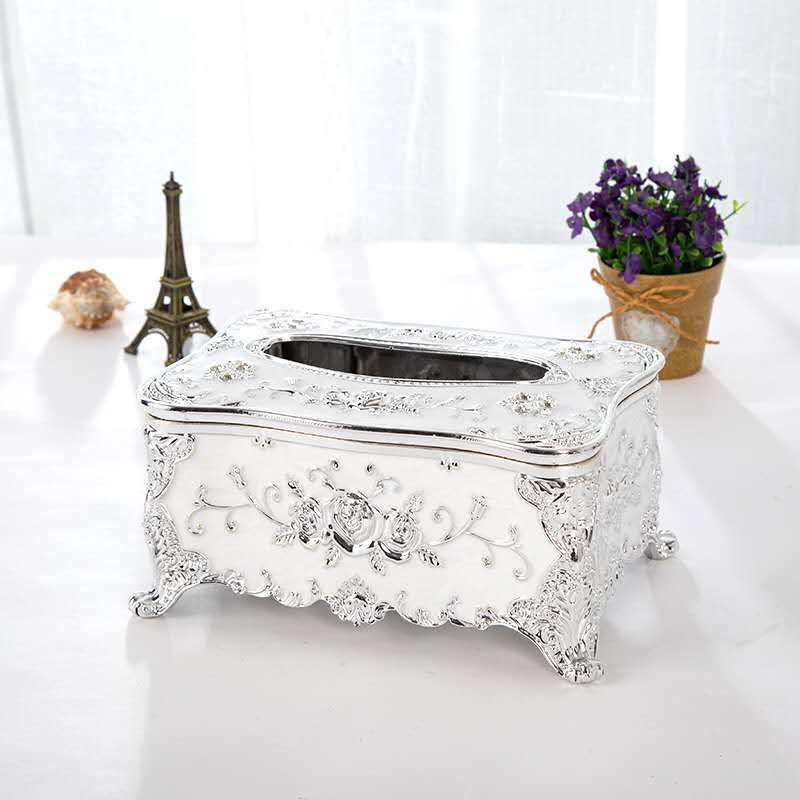 Domače pohištvo Visokokakovostna škatla za prtičke Kopalniška škatla za robčke Hotelska dnevna soba Ustvarjalna plastična avtomobilska škatla za papir_voghion.com