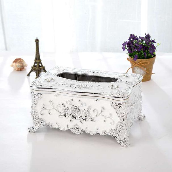 Domače pohištvo Visokokakovostna škatla za prtičke Kopalniška škatla za robčke Hotelska dnevna soba Ustvarjalna plastična avtomobilska škatla za papir_voghion.com