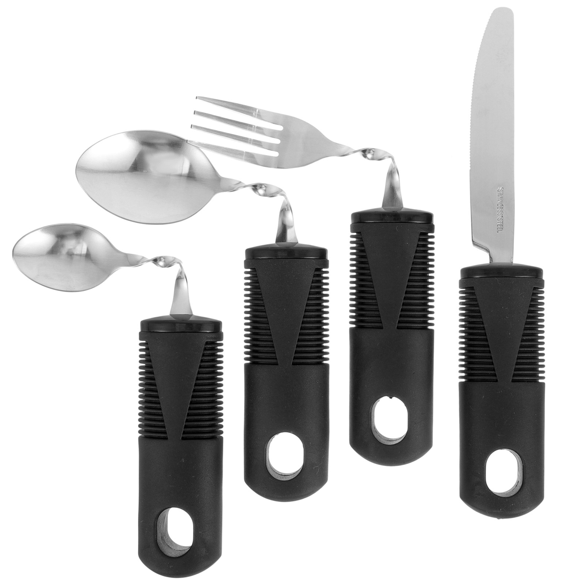Weighted Adaptive Cutlery - Elderly Eating Utensils_voghion.com