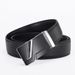Men's Business Automatic Buckle Belt – 2-Layer Genuine Leather, Zinc Alloy Buckle, Versatile Style_voghion.com