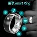 Ready Stock Multifunktionell Smart Magic Wearable Connect NFC Fingerring Vattentätt rostfritt stål för Android-telefon_voghion.com