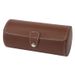 3-Positionen-Zylinder-Uhrenbox, Leder-Uhrenbox, Aufbewahrungsbox für Schmuck und Armbänder, tragbare Reise-Aufbewahrungsbox für Herren- und Damenuhren_voghion.com