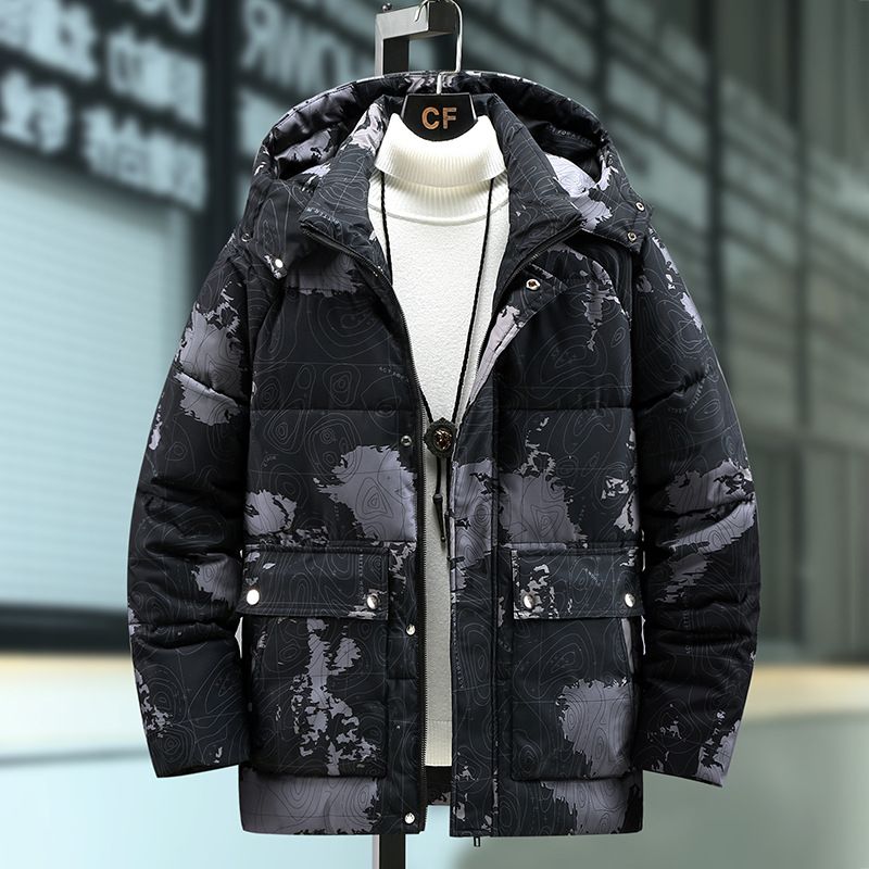 Abbigliamento maschile Giacca in cotone di seta da uomo Giacca invernale 2024 nuova giacca in cotone alla moda coppia più giacca da ragazzo in velluto ispessito_voghion.com