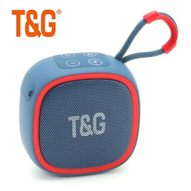 2023 T&G Mini Bluetooth zvočnik Prenosni zvočnik Brezžična povezava Zunanji športni avdio Stereo podpora TF FM kartica Avtomobilski avdio_voghion.com