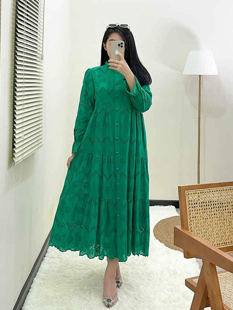 women's clothing dress embroidered lace skirt_voghion.com