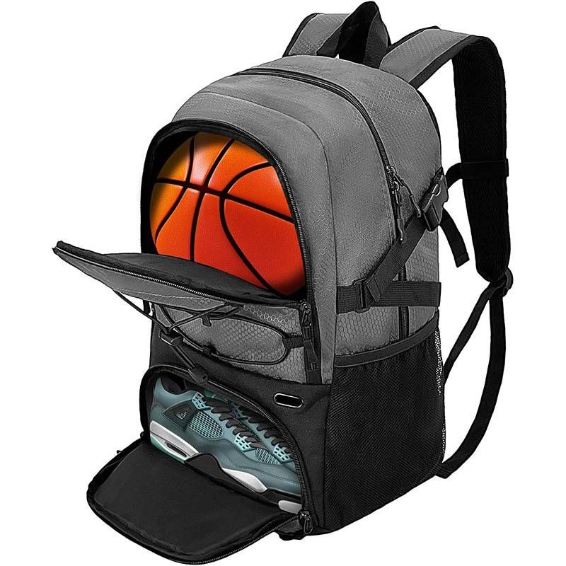 Mochila Compartimento Bola – Grande Basquete com Compartimento Sapatos Bolsa Equipamento Esportivo_voghion.com