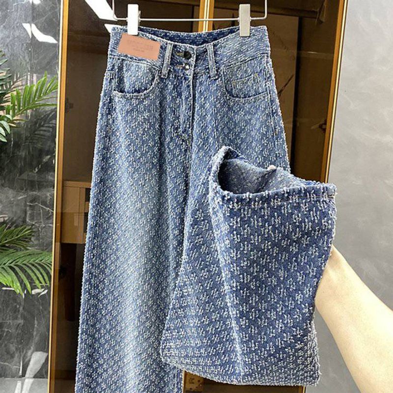 women's clothing can't be replaced with a sense of temperament! women's heavy duty wide leg jeans_voghion.com