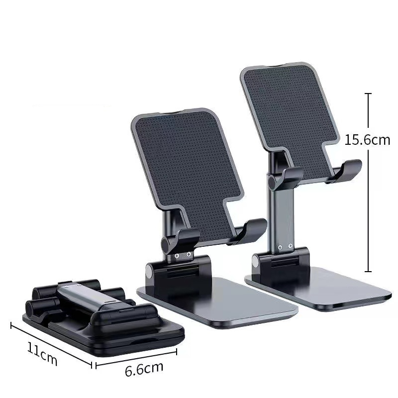 Metal mobile phone stand desktop multifunctional rotatable folding decompression stand tablet computer universal mobile phone stand_voghion.com