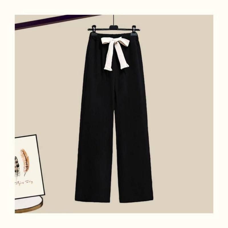 Women's Clothing Autumn And Winter Suits For Women New Style Women's Clothing Sweater High Waist Wide Leg Pants Two Piece Suit_voghion.com