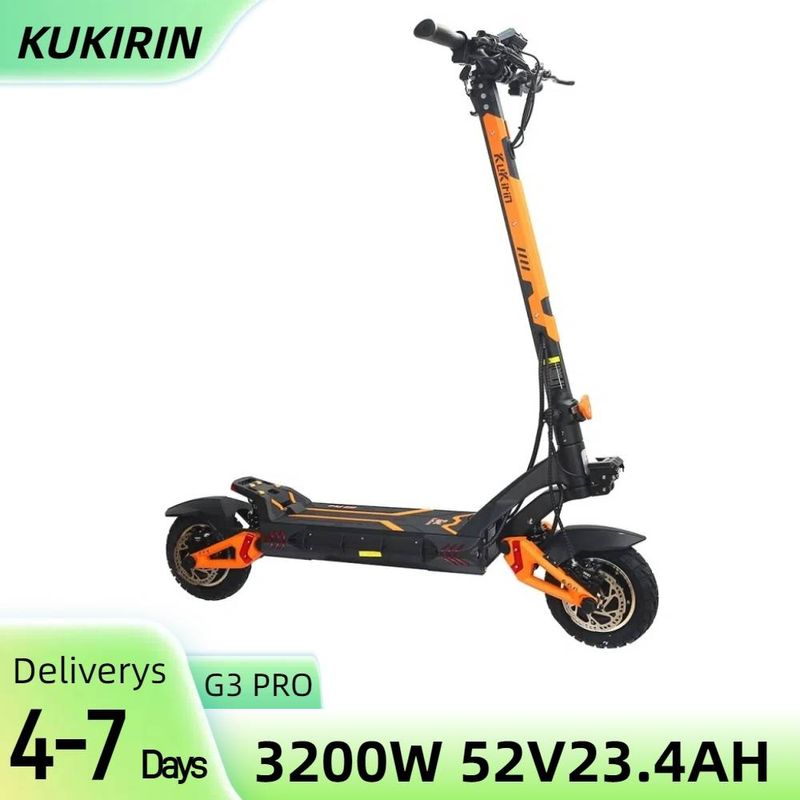KuKirin G3 Pro 1200W*2 mootorid maastikul elektriline tõukeratas 10 tolli rehvid, 52V 23,4Ah eemaldatav aku_voghion.com