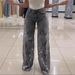 Lässige Jeans mit hohem Bund und weitem Bein und Nilpferd-Print für Damen – Trendige Jeanshose mit lockerer Passform und Cartoon-Design für den Sommer_voghion.com