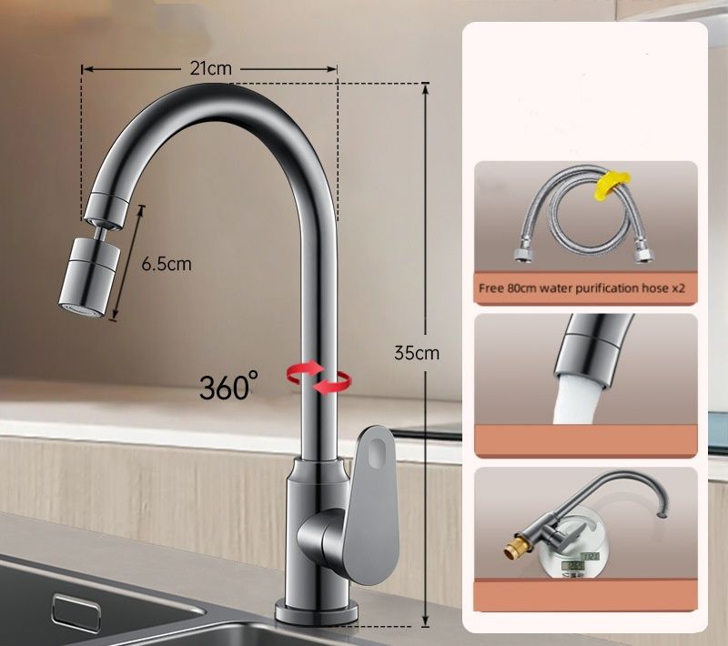 All-copper Kitchen-specific Hot And Cold Water Sink/vegetable Basin/dishwasher/vegetable Basin/sink With Splash-proof Faucet_voghion.com