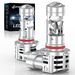 2 faros LED 9005 HB3 Canbus con ventilador, 30000 LM, miniproyector, luz antiniebla LED para coche, 6500 K, 12 V, Plug & Play, LHD_voghion.com