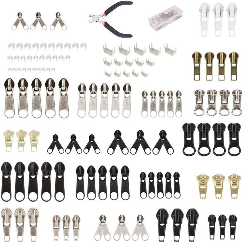 122 gab. rāvējslēdzēja remonta nomaiņa ar knaiblēm rāvējslēdzēja remonta komplektu apģērbu džinsu telts līnijai_voghion.com