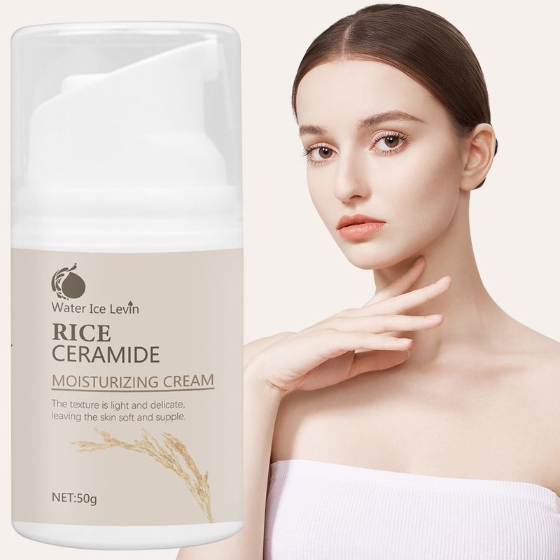 Crème visage Water Ice Levin Original Extrait de riz Hydrate la peau_voghion.com