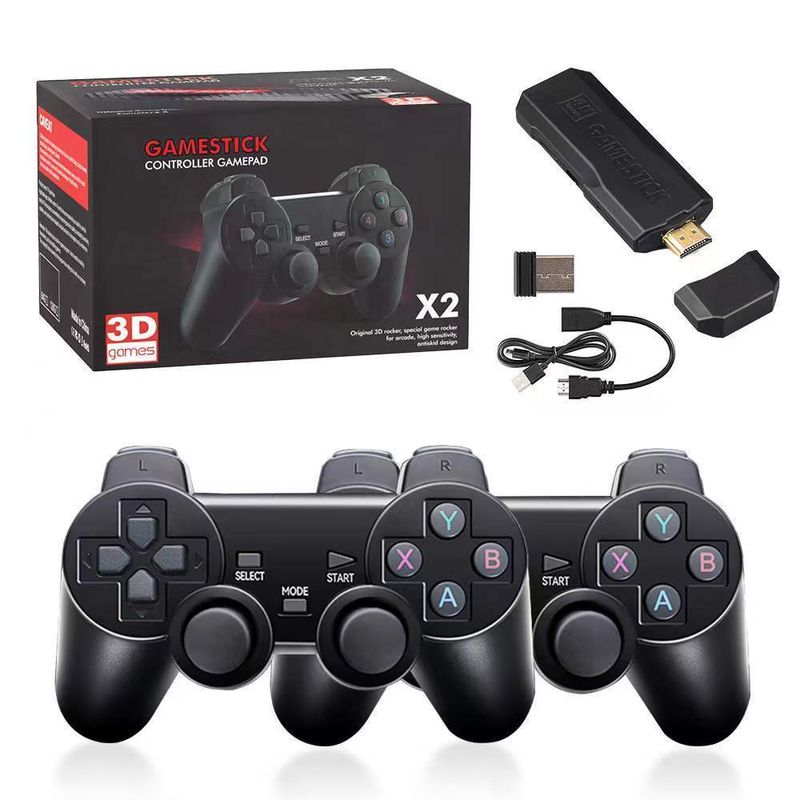 New X2 TV Game Console, Game Controller 1-to-2 Multiplayer 2-Player Versus Mode For Classic Street Arcade Games_voghion.com