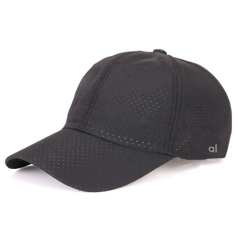 Versatile Baseball Cap Solid Color Letter Embroidered Yoga Designer Hat Spring/Summer Breathable Sunshade Trucker Hats_voghion.com