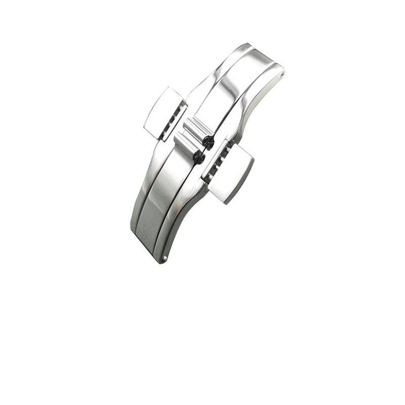 T41 Auerschnall Edelstahl Duebelpressbéi T035 Auerschnall véier Thorium Duebelpressbandverbindungsschnall_voghion.com
