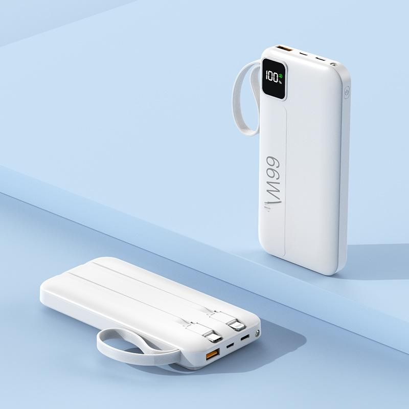 Powerbank KC Super Schnellladung Treasure 20000 mAh Mat agebauter Leitung Grouss Kapazitéit Kompakt Portabel Mobil Energieversuergung Personnaliséierung_voghion.com