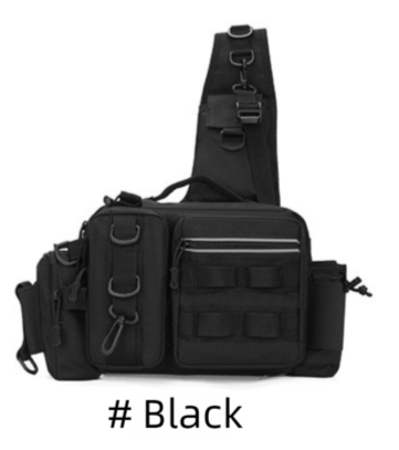 Fishing Gear Lure Rod Insert Multi-Functional Waist Single Shoulder Chest Tactical Camouflage Outdoor Cycling Travel Bag_voghion.com