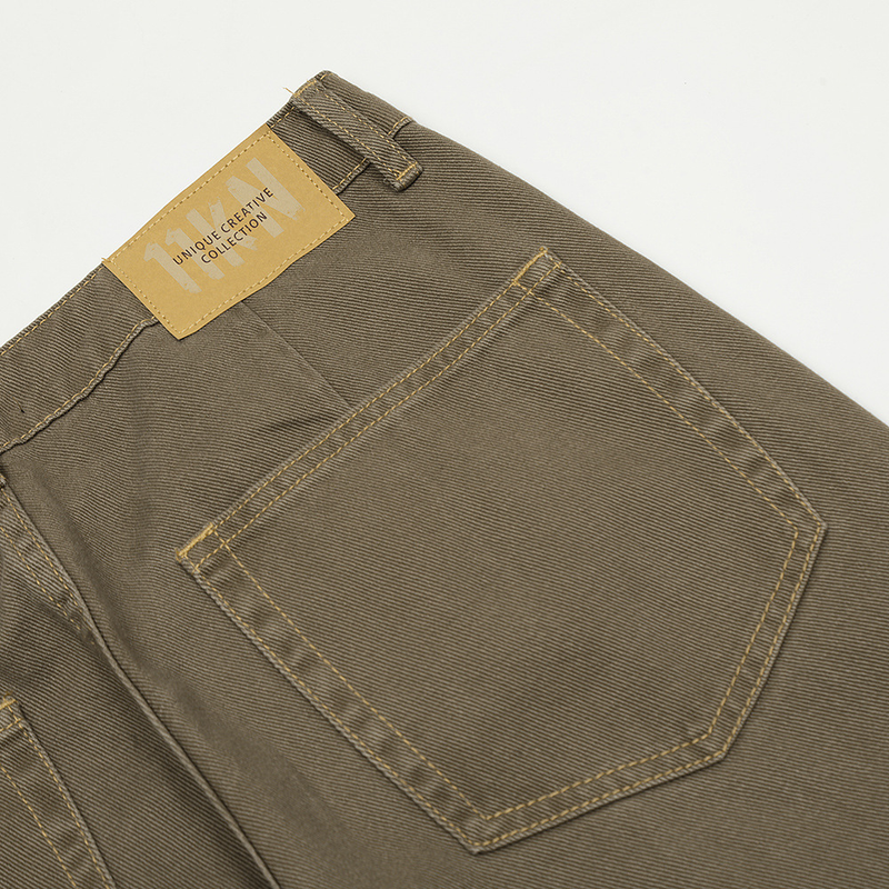 Men's Clothing Micro Flared Jeans For Men, Trendy And Fashionable INS American Retro Loose And Versatile Casual Wide Footed Floor Length Trousers_voghion.com