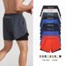 Men's Clothing Running Marathon Track And Field Loose Three Quarter Pants Quick Drying Lining Anti Exposure Double Layer Fitness Shorts_voghion.com