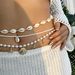 Bohemian Style Shell Stone Bead Waist Chain Set With Pearls, Starfish, And Conch Trendy Accessories_voghion.com
