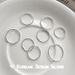 Anello per nocche impilato in stile INS in argento puro, versione coreana, design di nicchia, trama in lamina di stagno_voghion.com