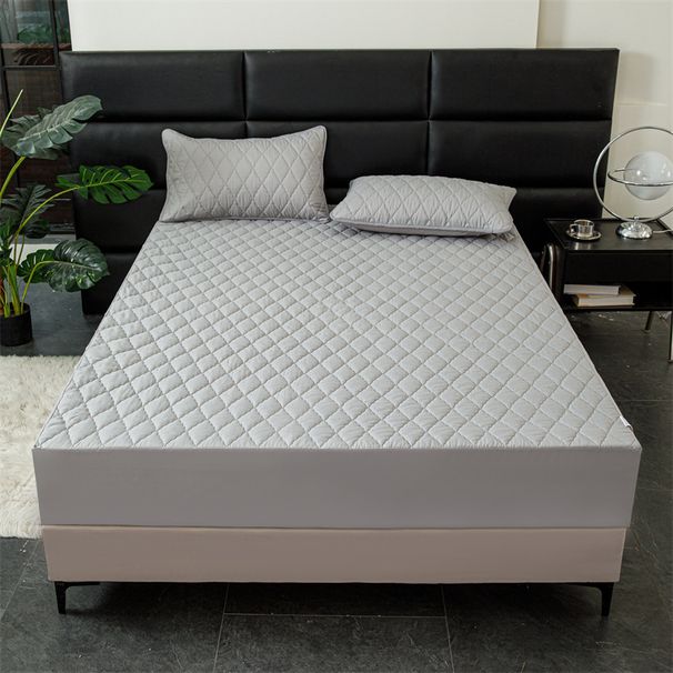 Coprimaterasso impermeabile - Stile lenzuolo con angoli (anallergico, antiacaro, antiscivolo, universale, per letto matrimoniale/king size, lavabile in lavatrice)_voghion.com