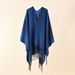 Autumn and Winter New Travel Vacation Regular Large Cloak Women's Air Conditioned Room Double sided Solid Color Warm_voghion.com