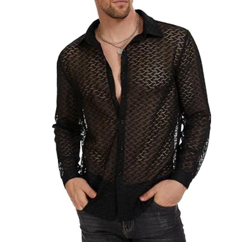 men's shirts fashion printed men's shirts large size long-sleeved loose tops casual shirts for men_voghion.com