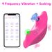 Draagbare Bluetooth vlinderzuigvibrator voor vrouwen Draadloze APP afstandsbediening Trillende slipjes Dild_voghion.com
