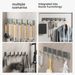 Heavy-Duty Space Aluminum Wall Hooks – No Drill Adhesive Multi-Hook Rack For Bathroom, Kitchen & Door (15kg Load, Rustproof, Modern Design)_voghion.com
