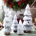 Mini Cedar Christmas Tree Decorations For Tabletop, Small Artificial Christmas Tree For Holiday Home Decor, Festive Centerpiece_voghion.com