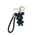 Portachiavi in lana con colla morbida, simpatico orsetto in silicone, coppia di bambole, ciondolo per auto, piccolo regalo._voghion.com