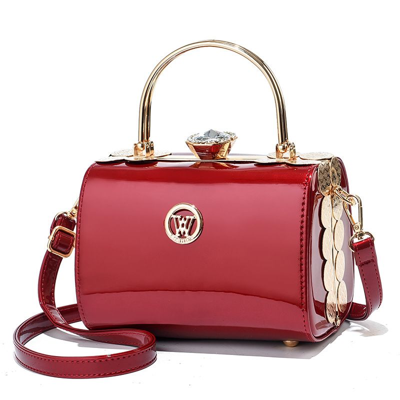 Piccola nuova borsa a tracolla versatile per il trucco da donna, con clip in acciaio, semplice e alla moda, con tracolla singola_voghion.com