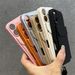 Personalized Leather Card Holder Wrist Strap Hard Phone Case For IPhone 16 14 13 15 Pro Max Plus Shockproof Bumper Back Cover_voghion.com